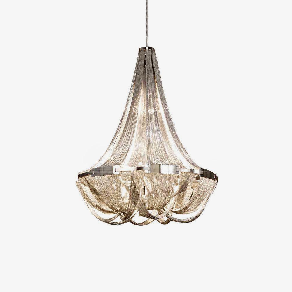 Tassel Aluminum Chain Chandelier Chandelier