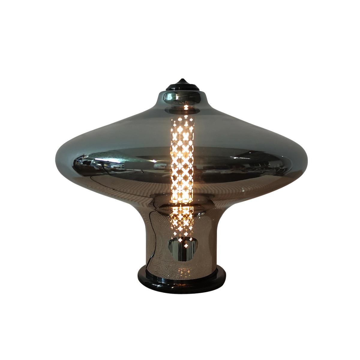 Space Age Table Lamp Dia 15.7″ x H 13.2″ / Dia 40cm x H 33.5cm / Smoke Gray / US Plug Table lamp
