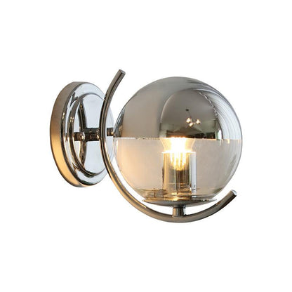 Space Ball Wall Lamp ? 5.9″ x H 7.8″ / Dia 15cm x H 20cm / Silver Wall lamp