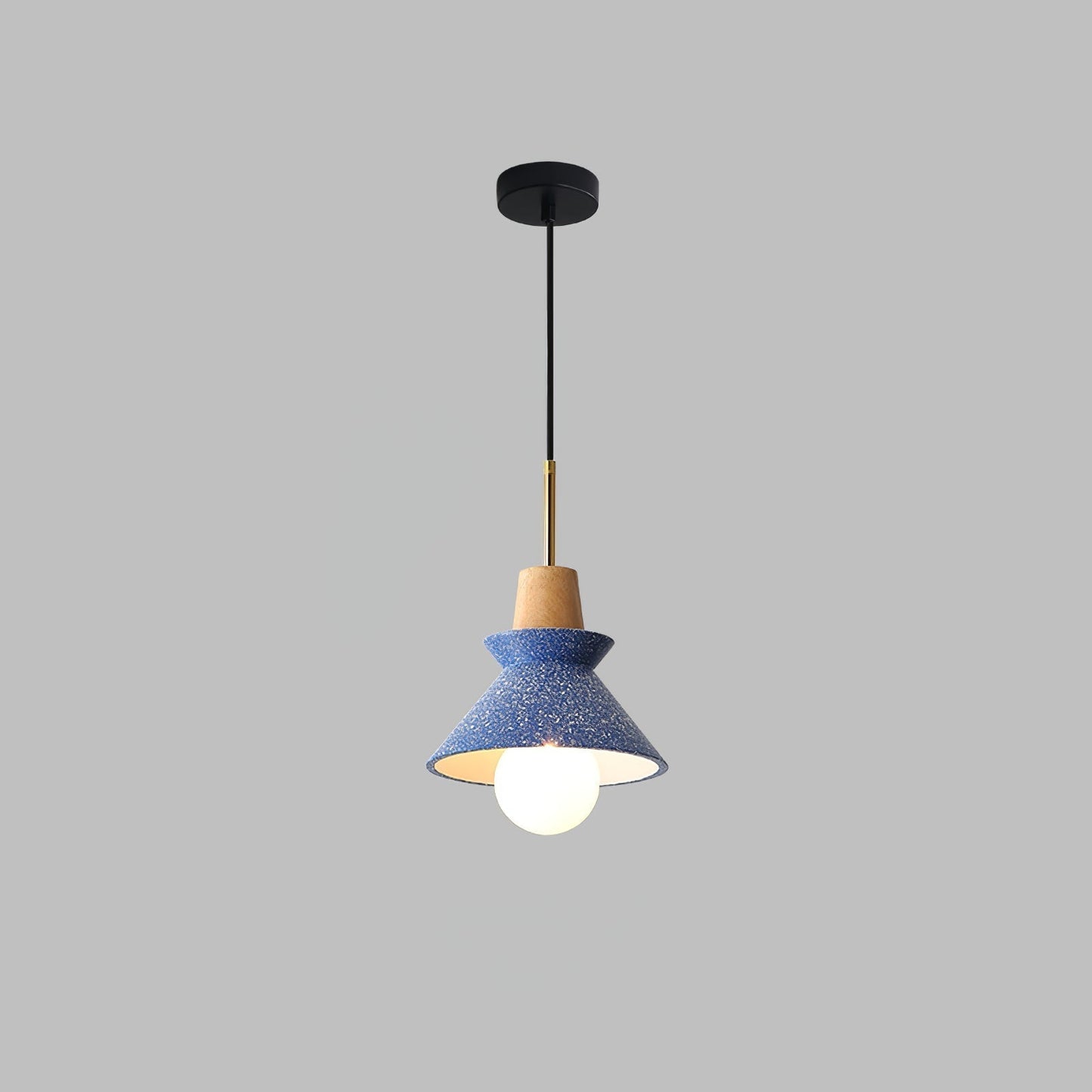 Space Pendant Lamp Dia 8.6″ x H 12.9″/ Dia 22cm x H 33cm / Space Stone Blue Pendant light