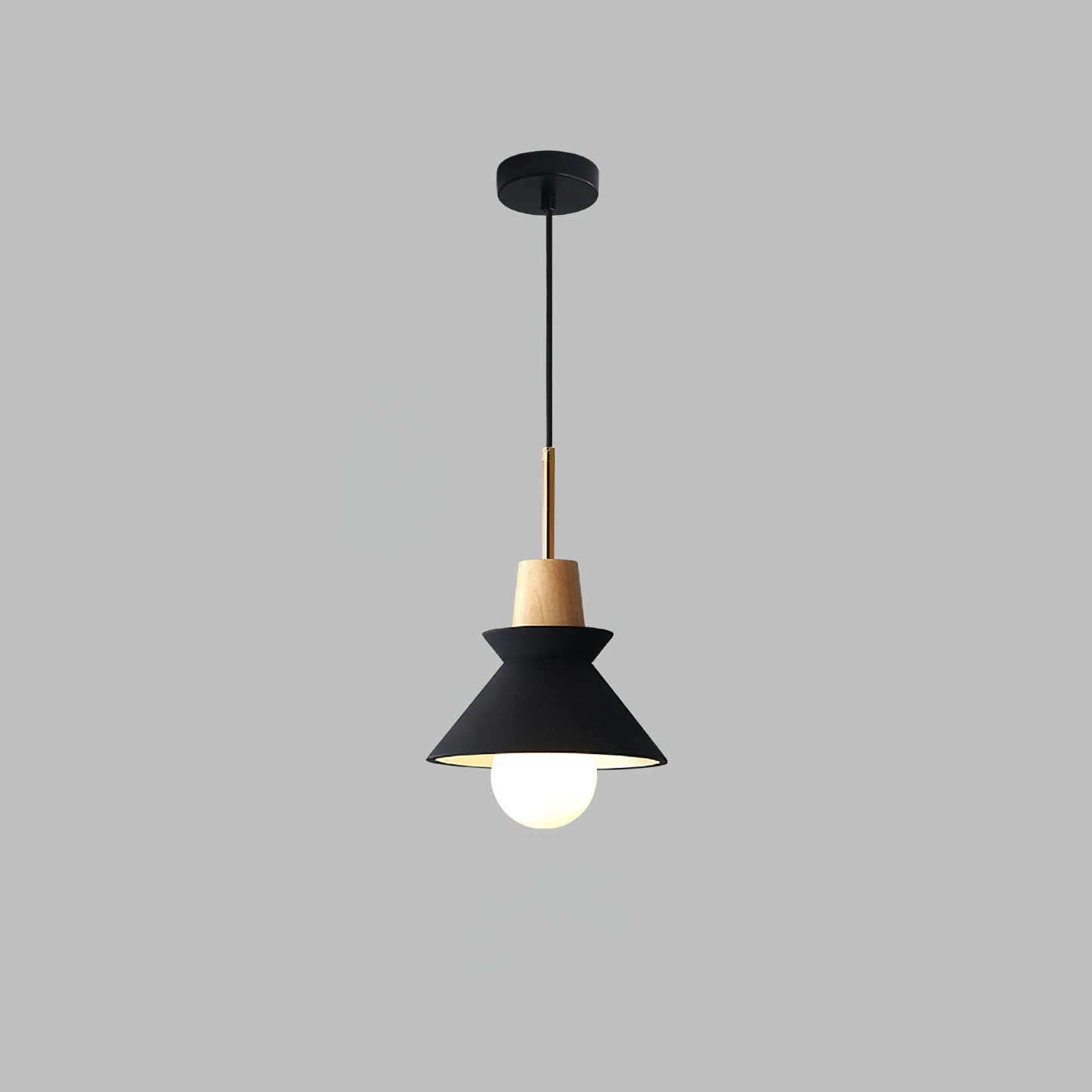 Space Pendant Lamp Dia 8.6″ x H 12.9″/ Dia 22cm x H 33cm / Black Pendant light