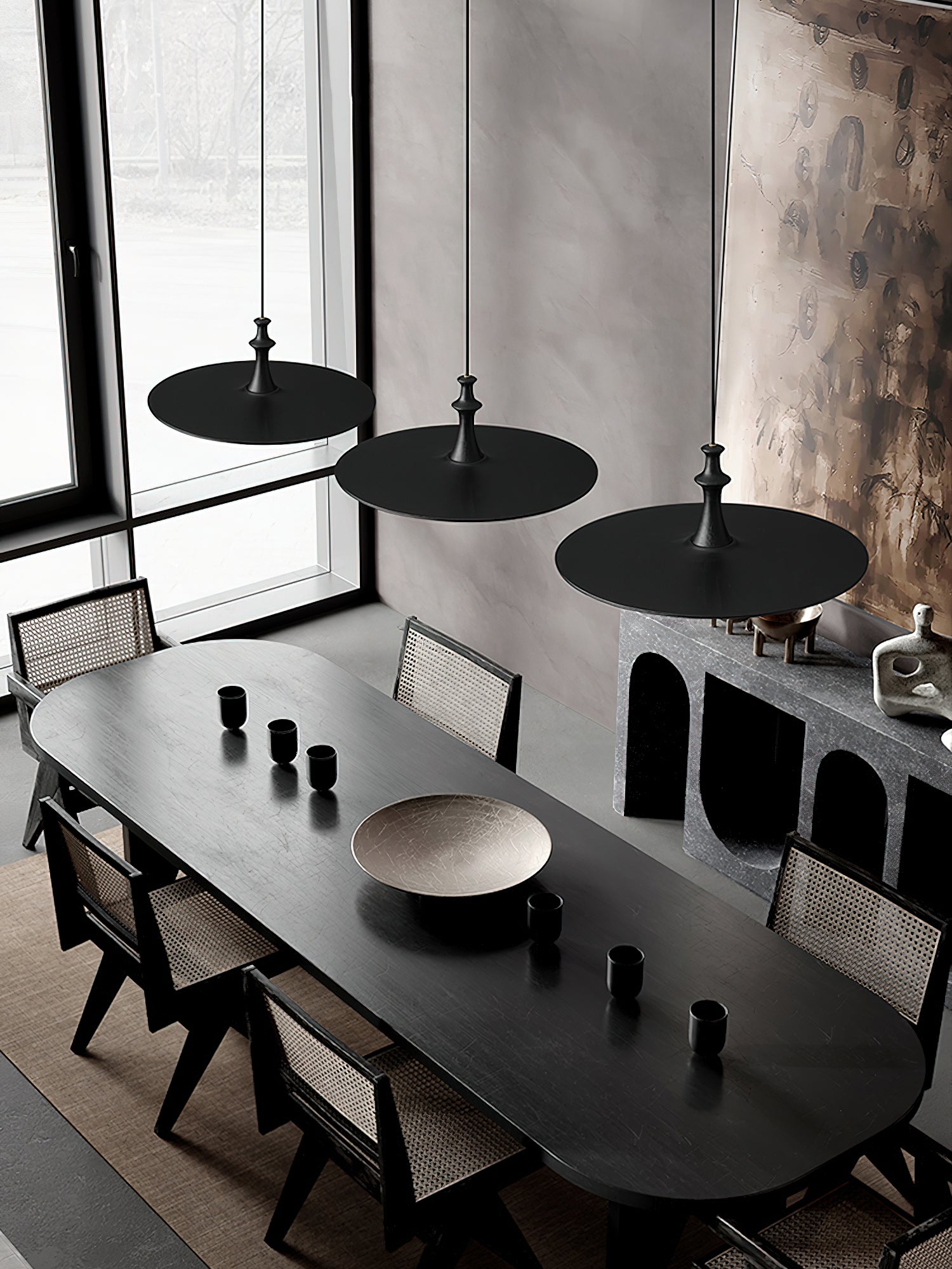 Spindle Disc Pendant Lamp Pendant light