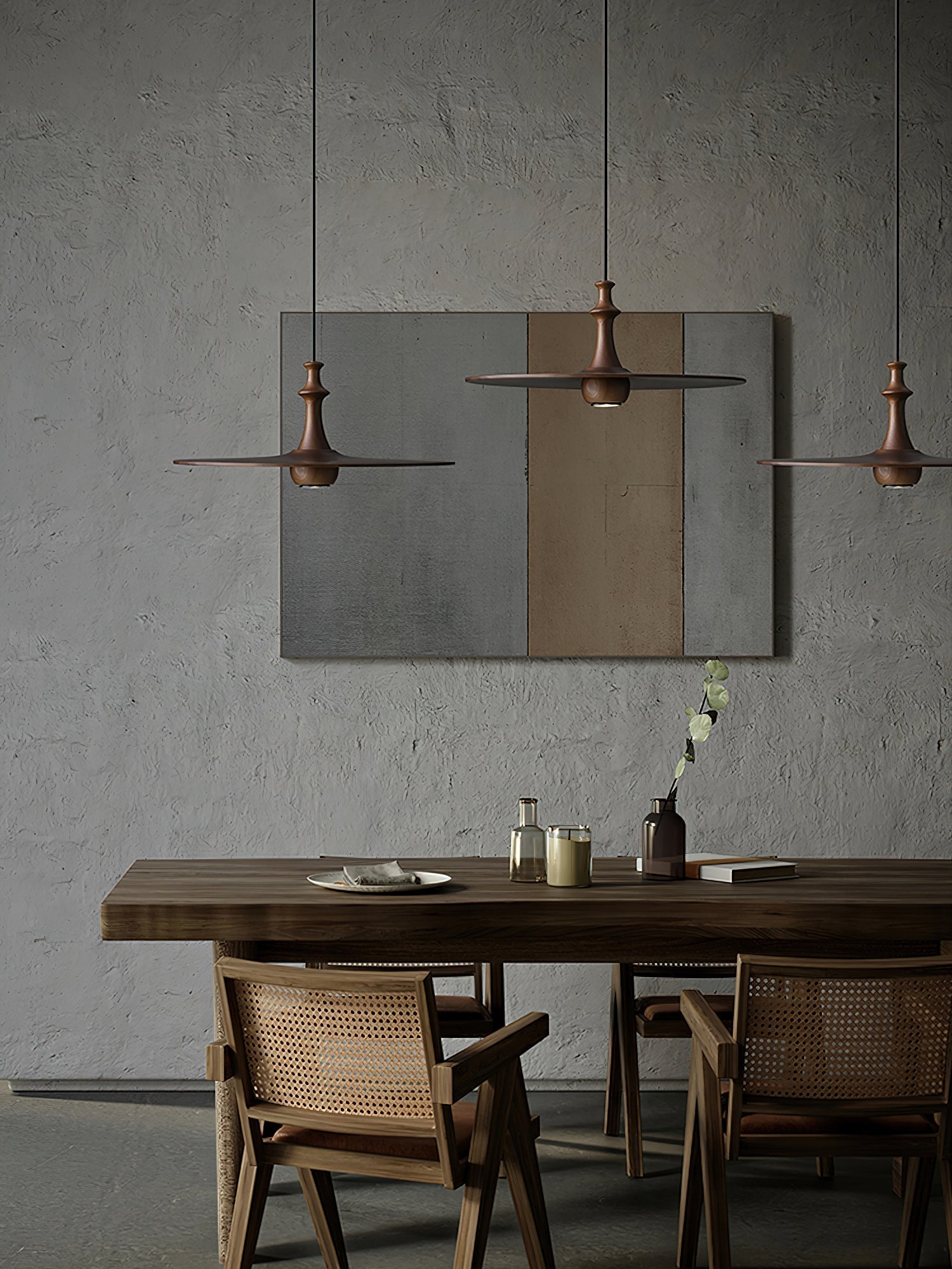 Spindle Disc Pendant Lamp Pendant light