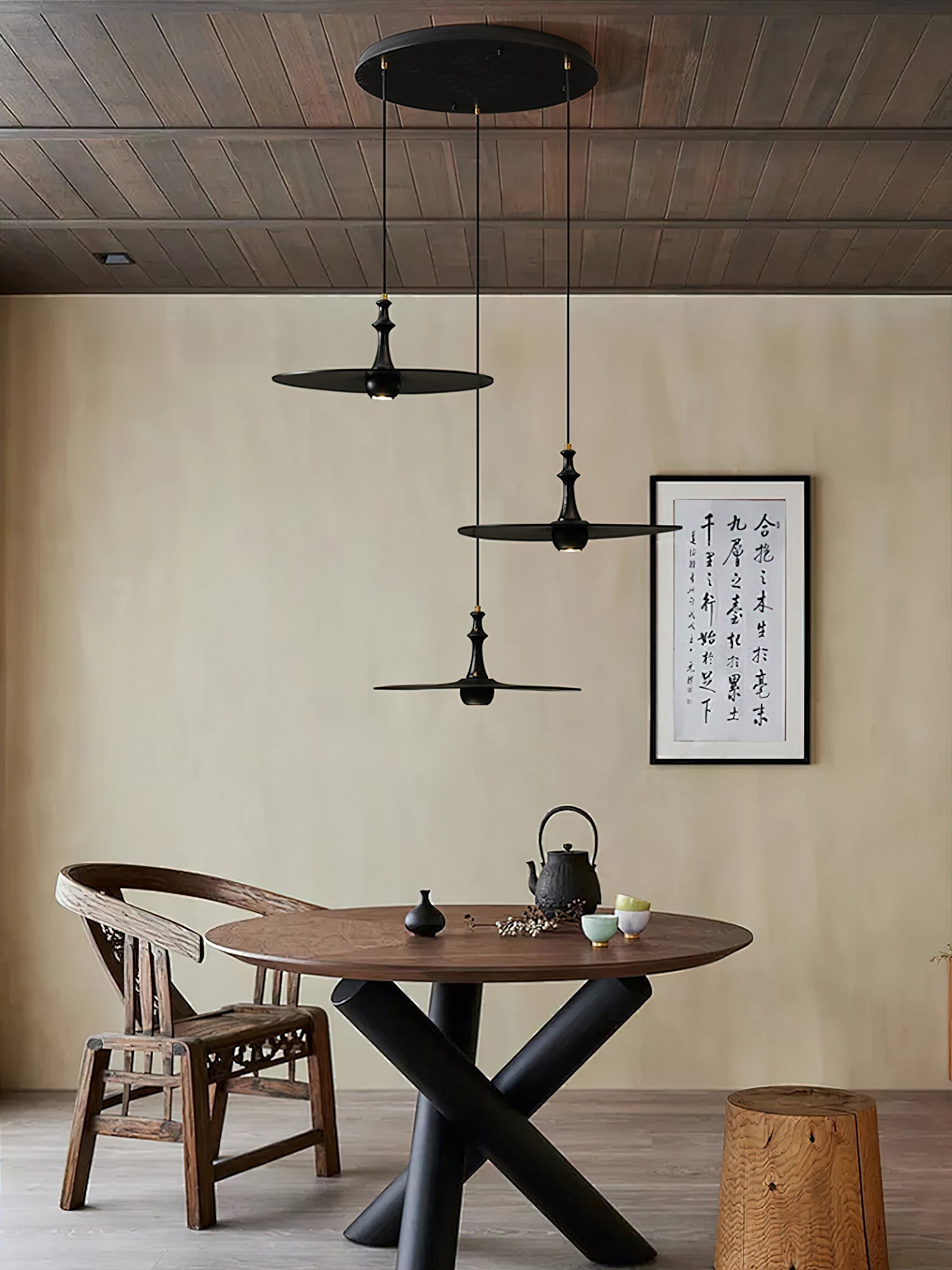 Spindle Disc Pendant Lamp Pendant light