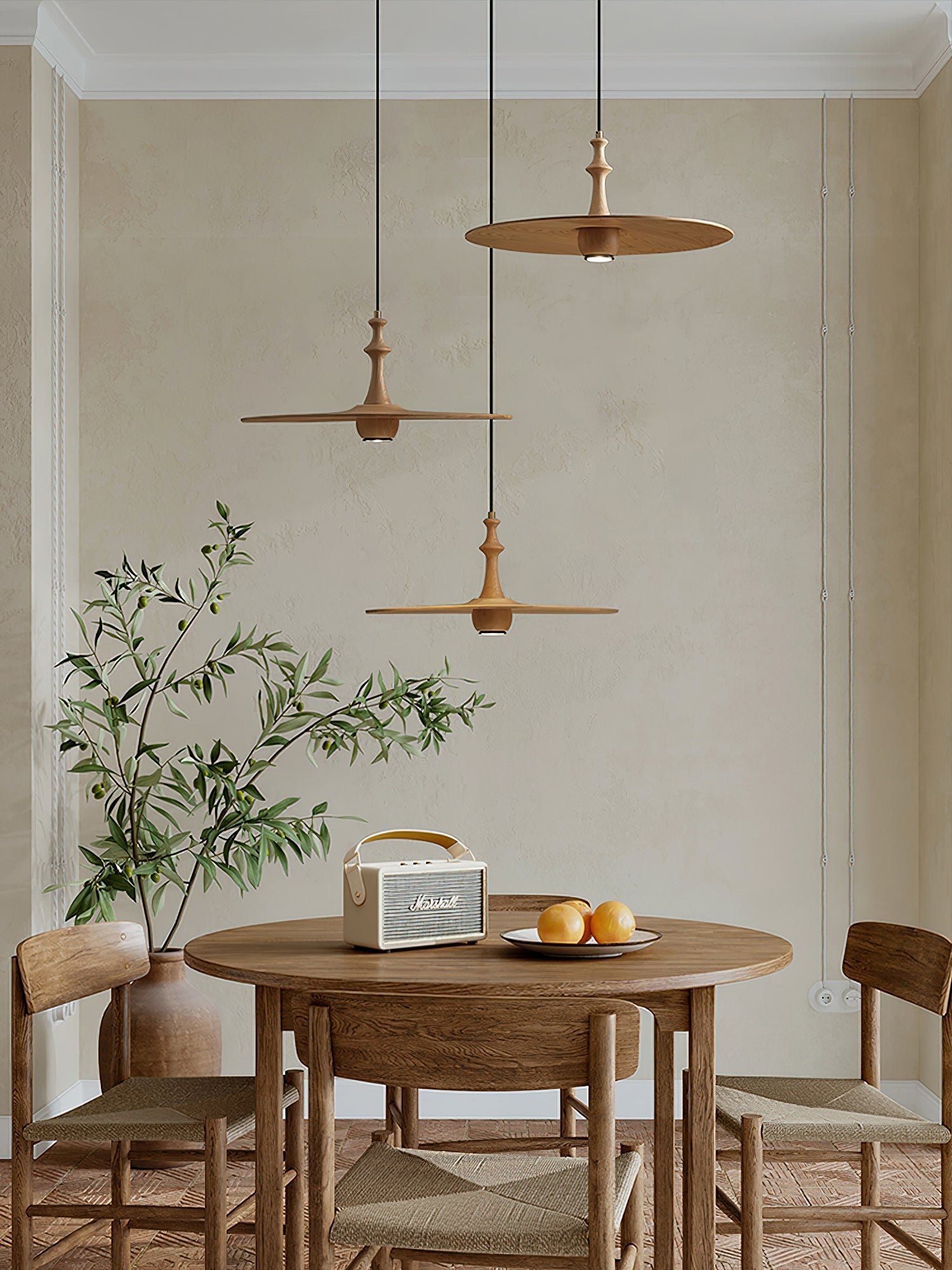 Spindle Disc Pendant Lamp Pendant light