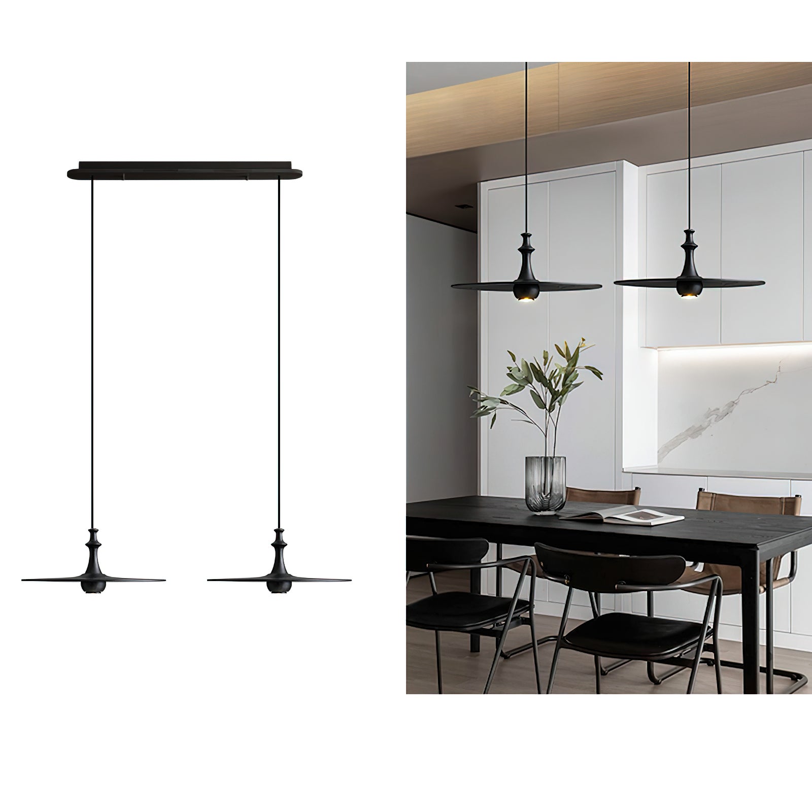 Spindle Disc Pendant Lamp Pendant light
