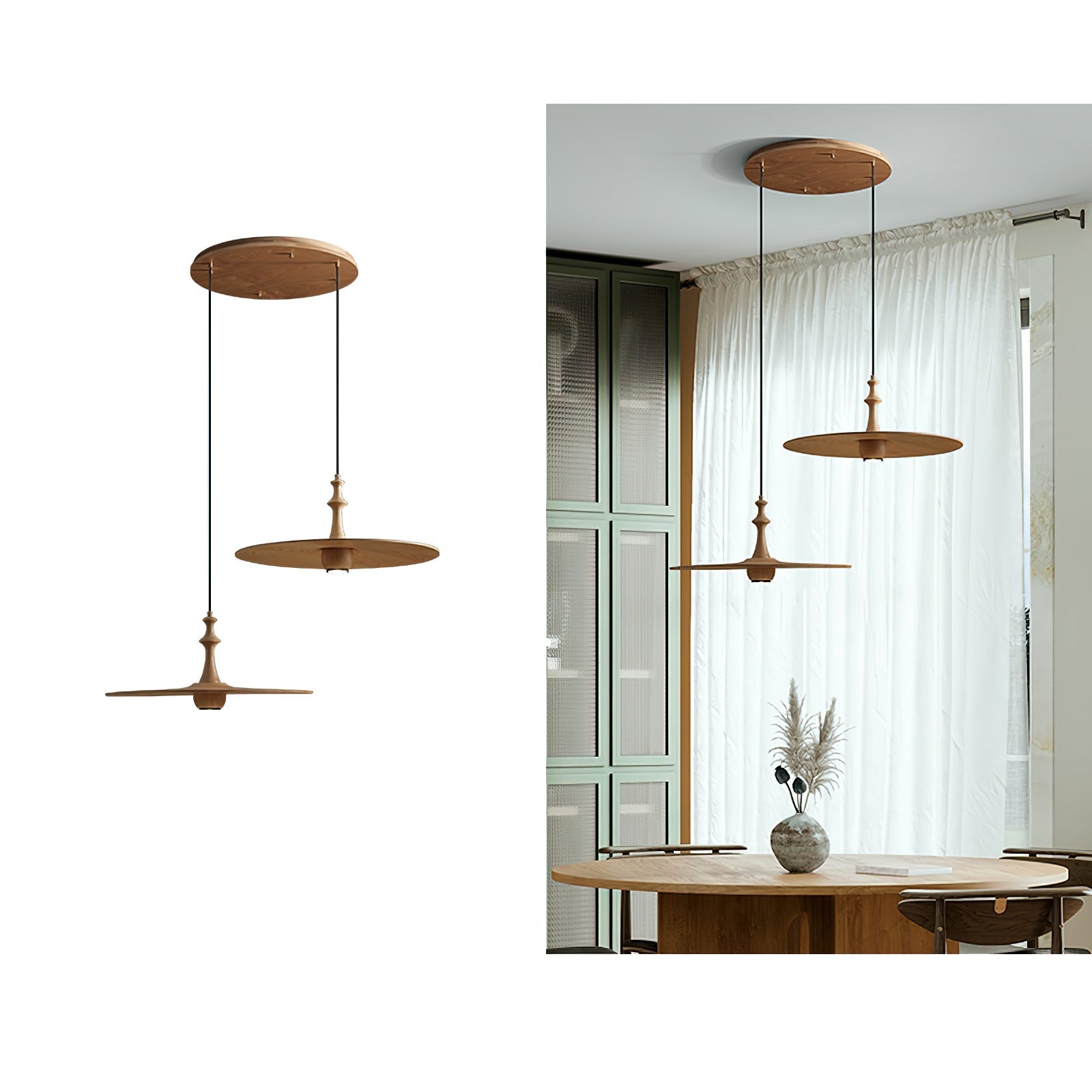 Spindle Disc Pendant Lamp Pendant light