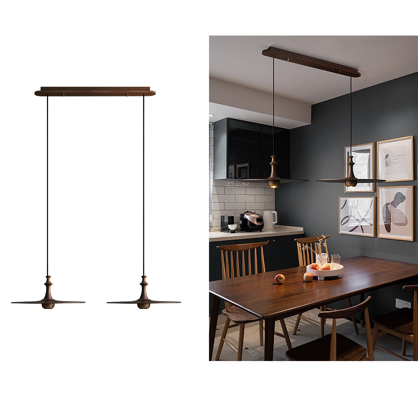 Spindle Disc Pendant Lamp Pendant light