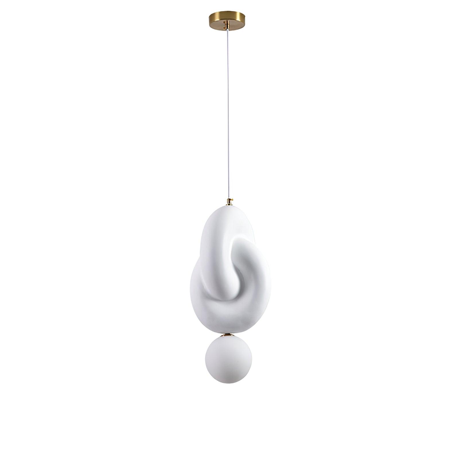 Spira Lumina Pendant Lamp Dia 8.7″ x H 13.8″ / Dia 22cm x H 35cm / White Pendant light