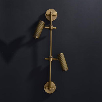 Spot Rail Wall Light 2 heads Dia 9.4″ x H 28″ / Dia 24cm x H 71cm / Bronze Wall lamp