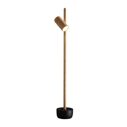Spotlight Wood Floor Lamp Dia 7.9″ x H 51.6″ / Wood Color / US Plug Floor lamp