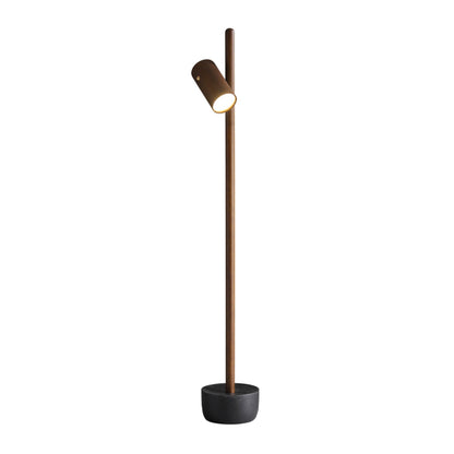 Spotlight Wood Floor Lamp Dia 7.9″ x H 51.6″ / Walnut Color / US Plug Floor lamp