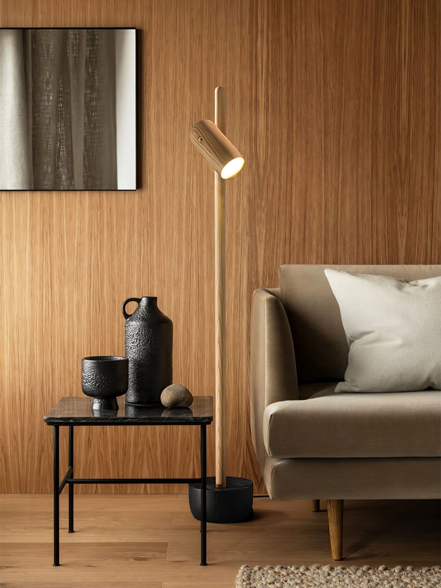 Spotlight Wood Floor Lamp Floor lamp
