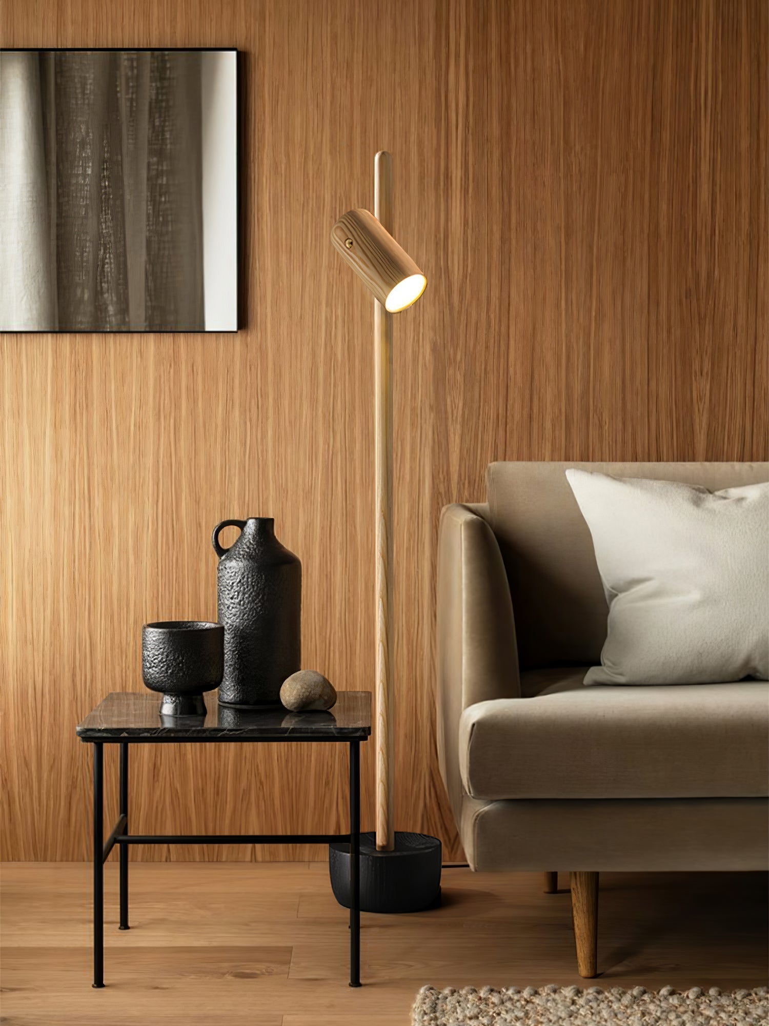 Spotlight Wood Floor Lamp Floor lamp