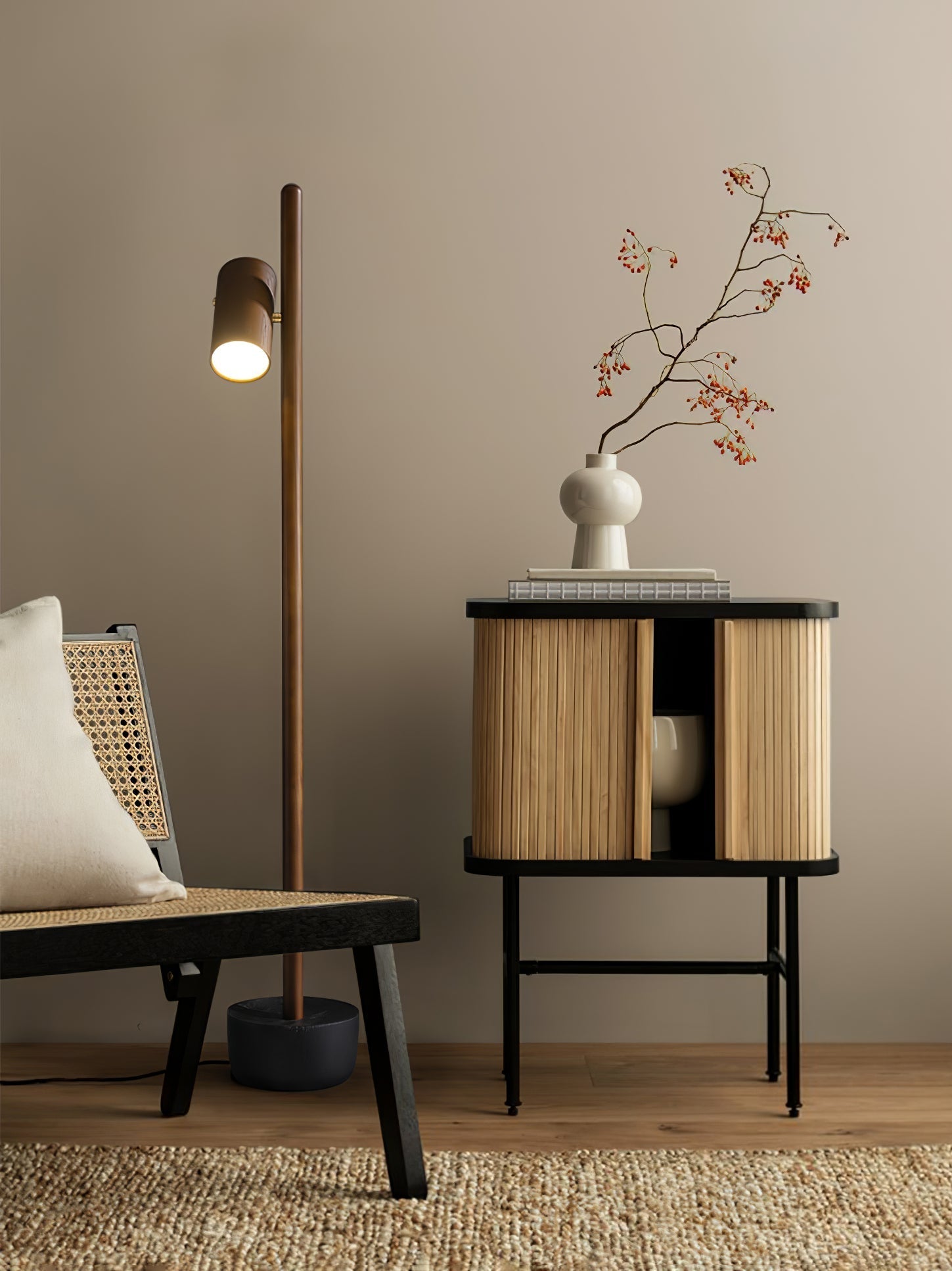 Spotlight Wood Floor Lamp Floor lamp