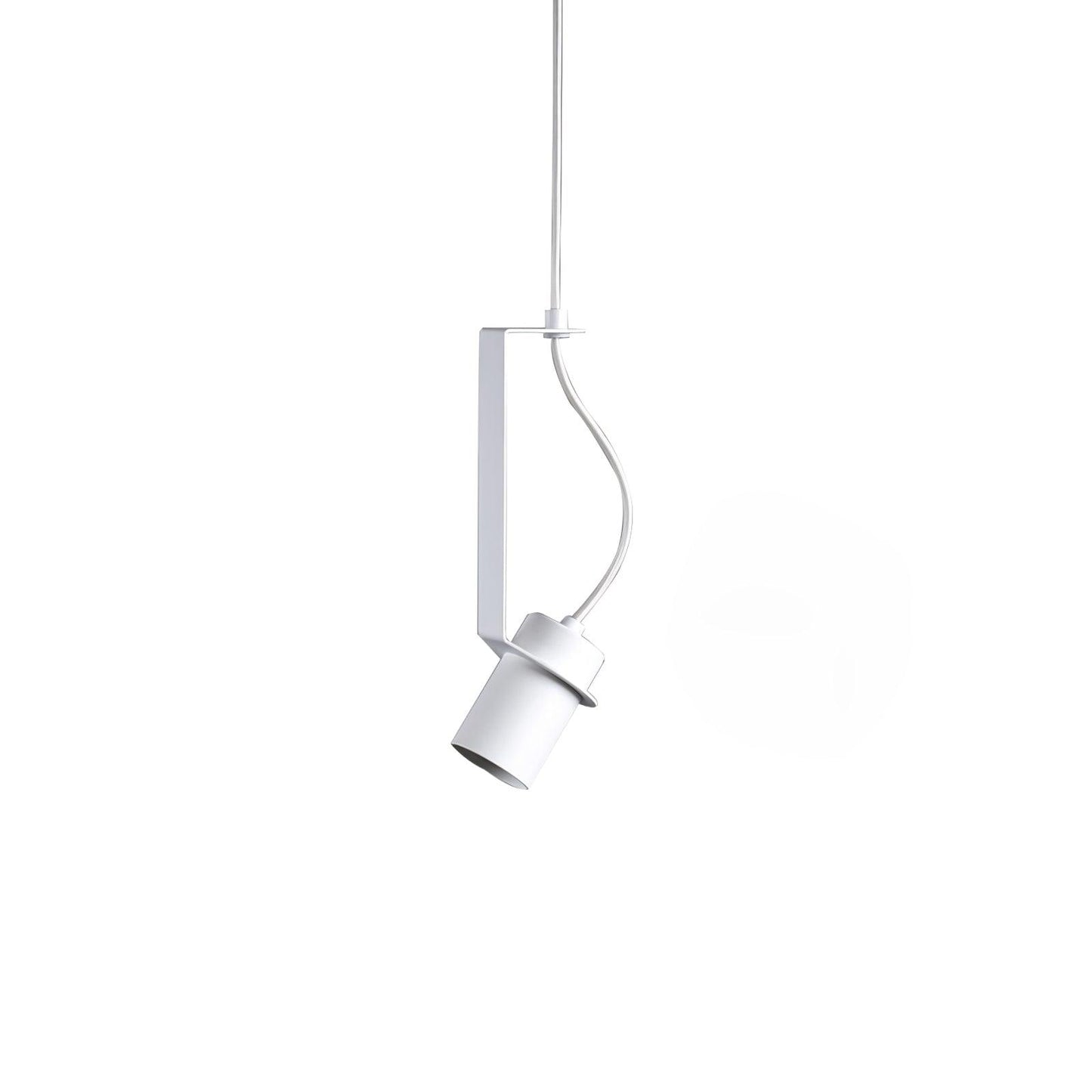 Spots Industriels Pendant Lamp Model A Dia 2.4″ x H 11.8″ / Dia 6cm x H 30cm / White Pendant light