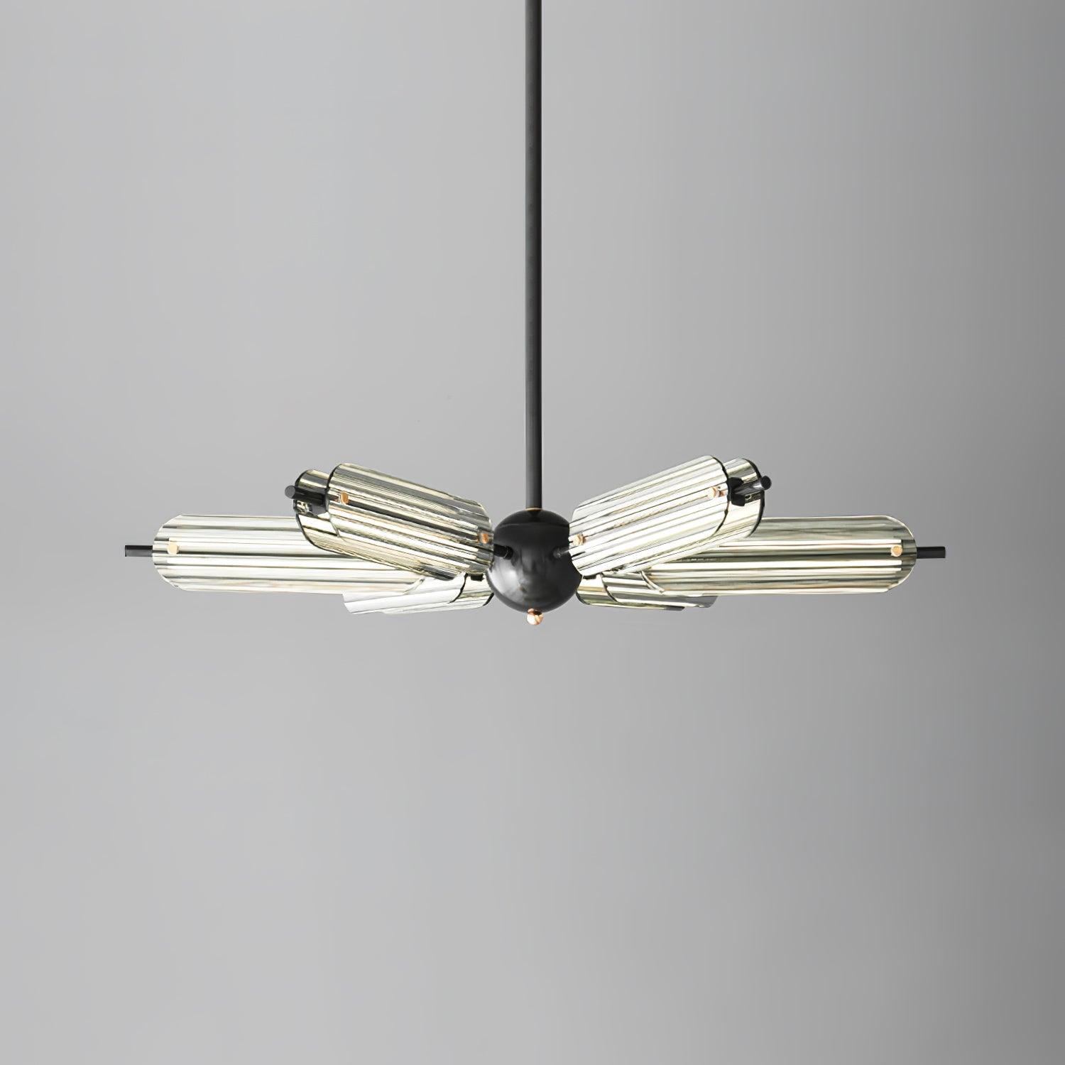 Sputnik Brass Chandelier Chandelier