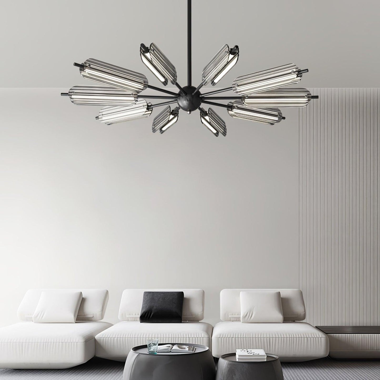 Sputnik Brass Chandelier Chandelier