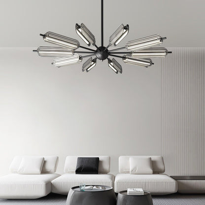 Sputnik Brass Chandelier Chandelier