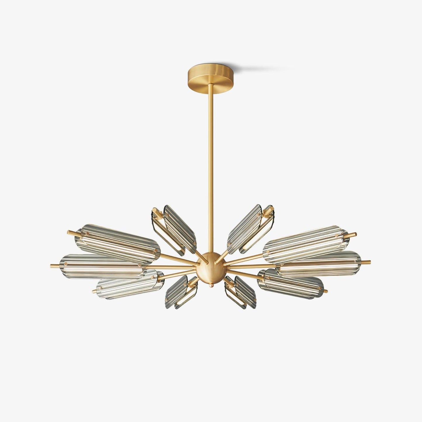 Sputnik Brass Chandelier Chandelier