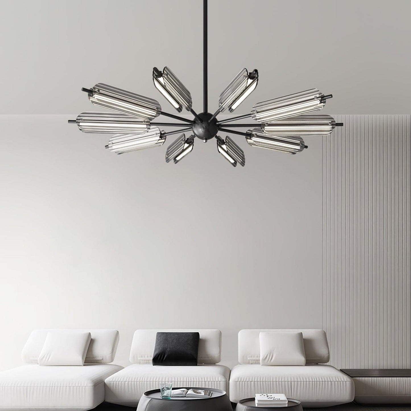 Sputnik Brass Chandelier Chandelier
