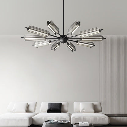 Sputnik Brass Chandelier Chandelier
