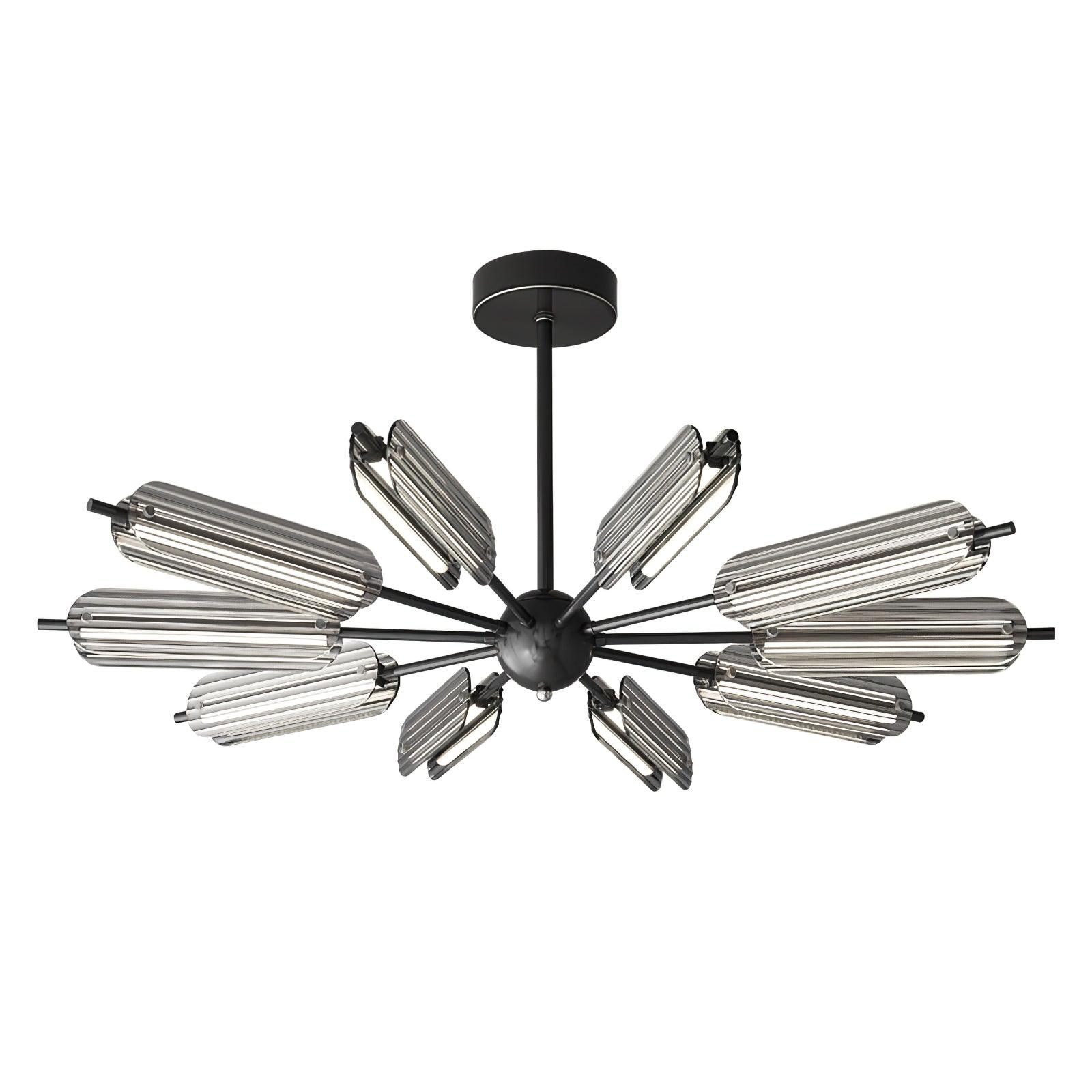 Sputnik Brass Chandelier Chandelier