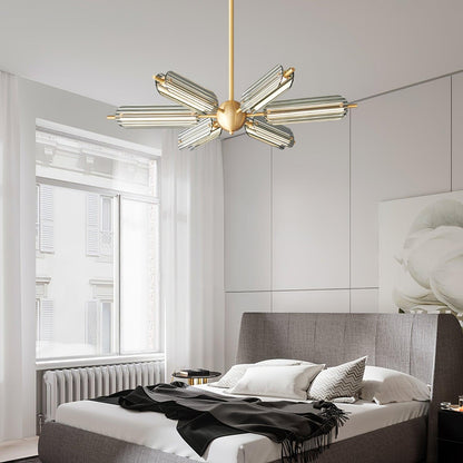 Sputnik Brass Chandelier Chandelier
