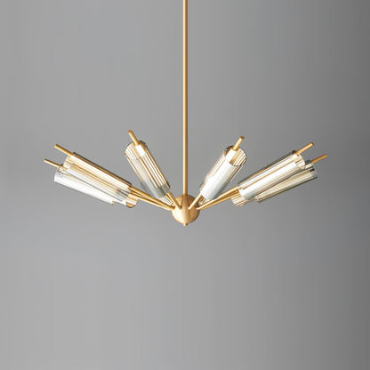 Sputnik Brass Chandelier Chandelier