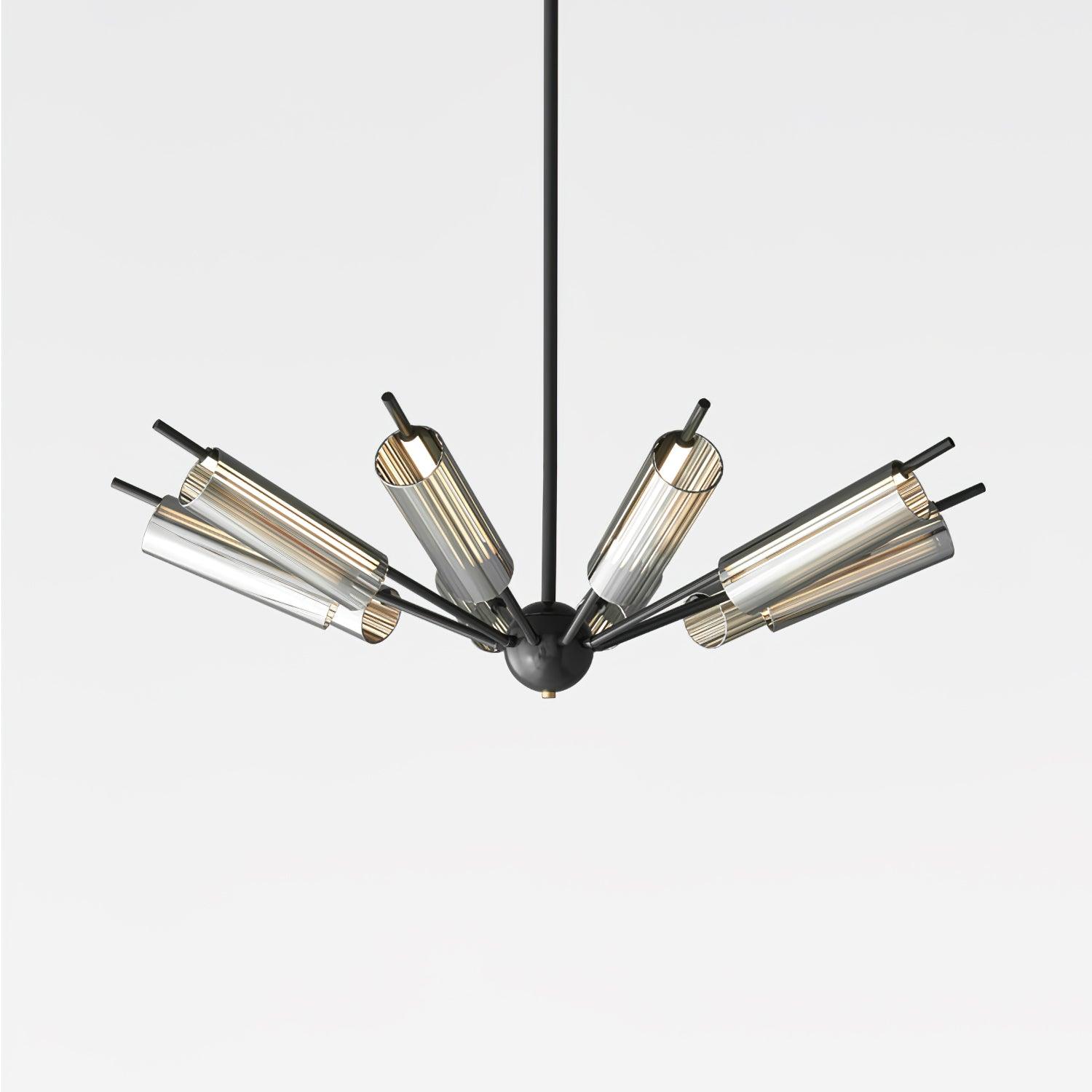 Sputnik Brass Chandelier Chandelier