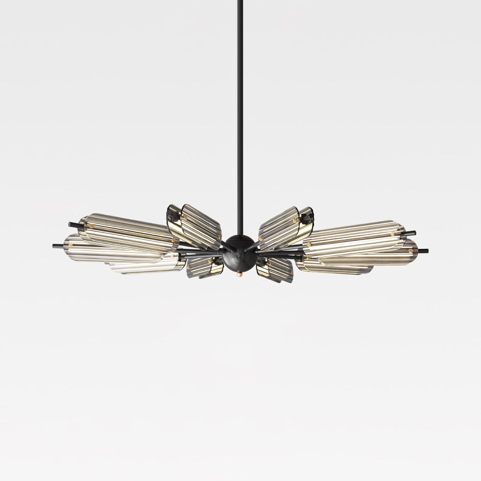 Sputnik Brass Chandelier Chandelier