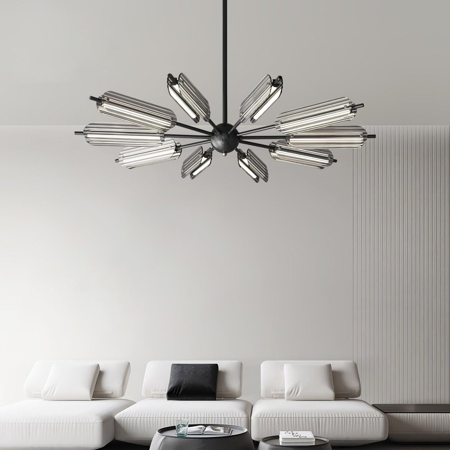 Sputnik Brass Chandelier Chandelier