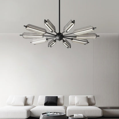 Sputnik Brass Chandelier Chandelier