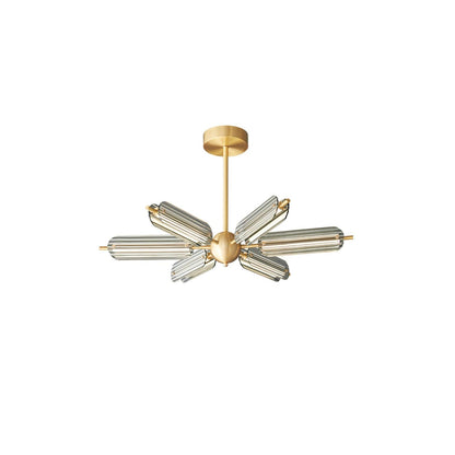 Sputnik Brass Chandelier Chandelier