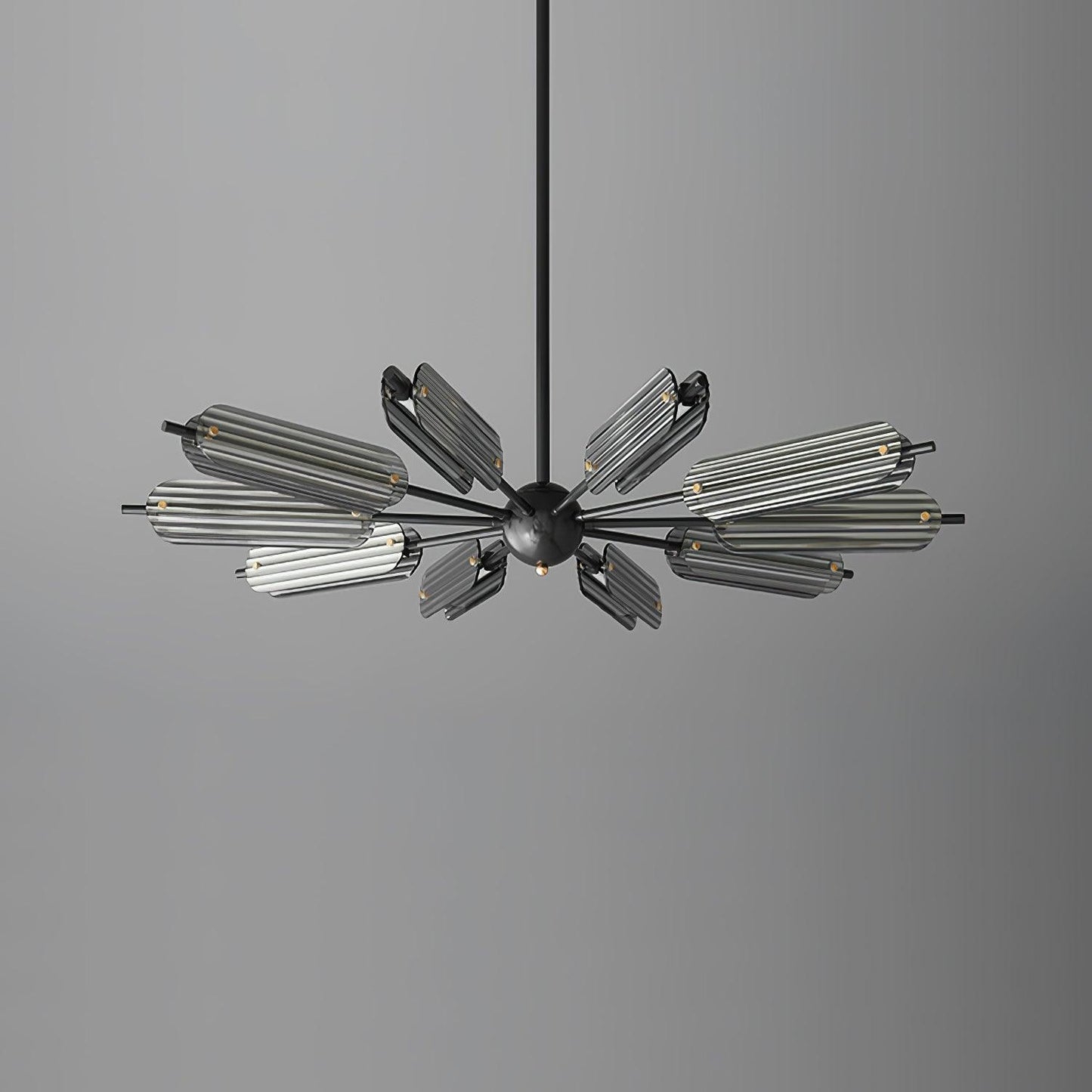 Sputnik Brass Chandelier Chandelier