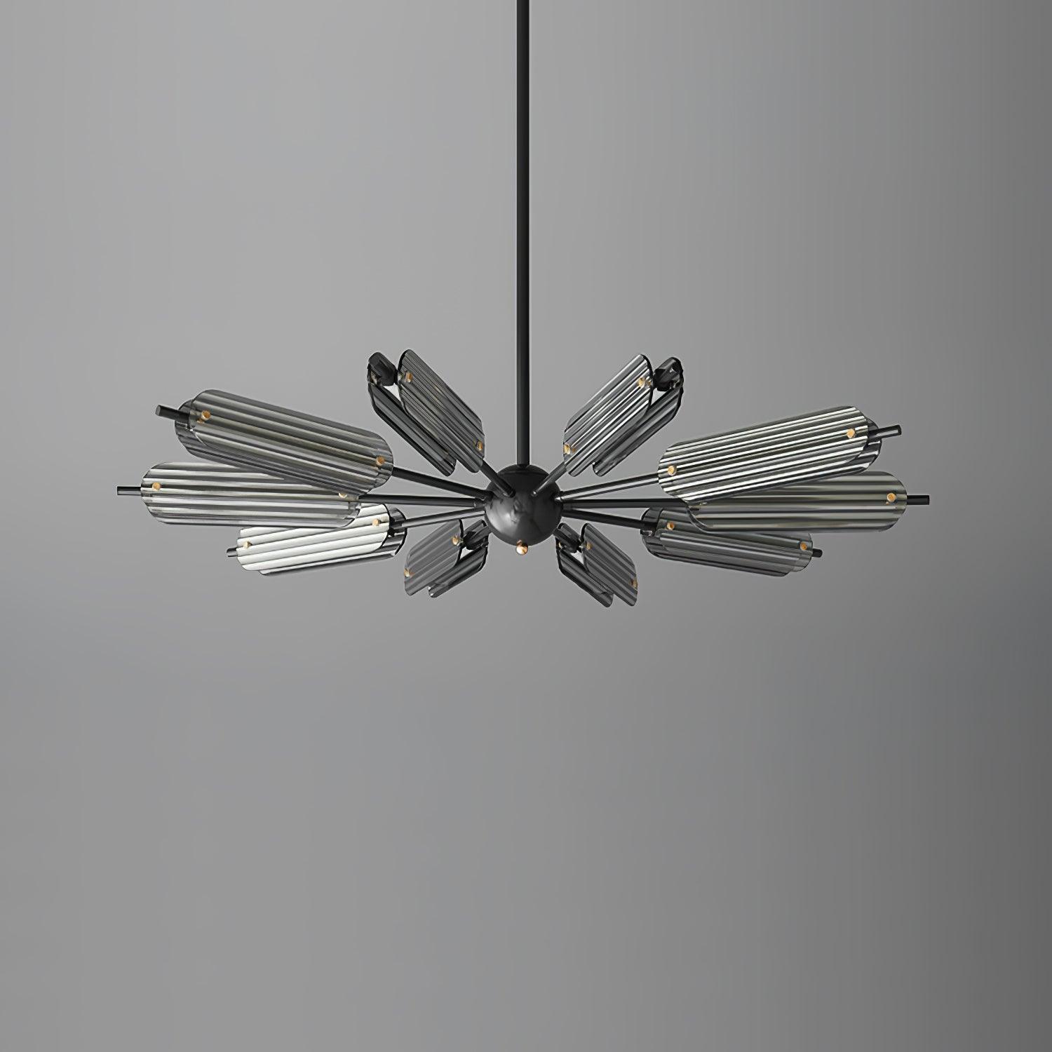 Sputnik Brass Chandelier Chandelier