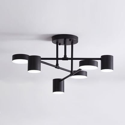 Sputnik Ceiling Light ? 22.4″ x H 9.8″ / Dia 57cm x H 25cm / Black / Warm light Ceiling lamp