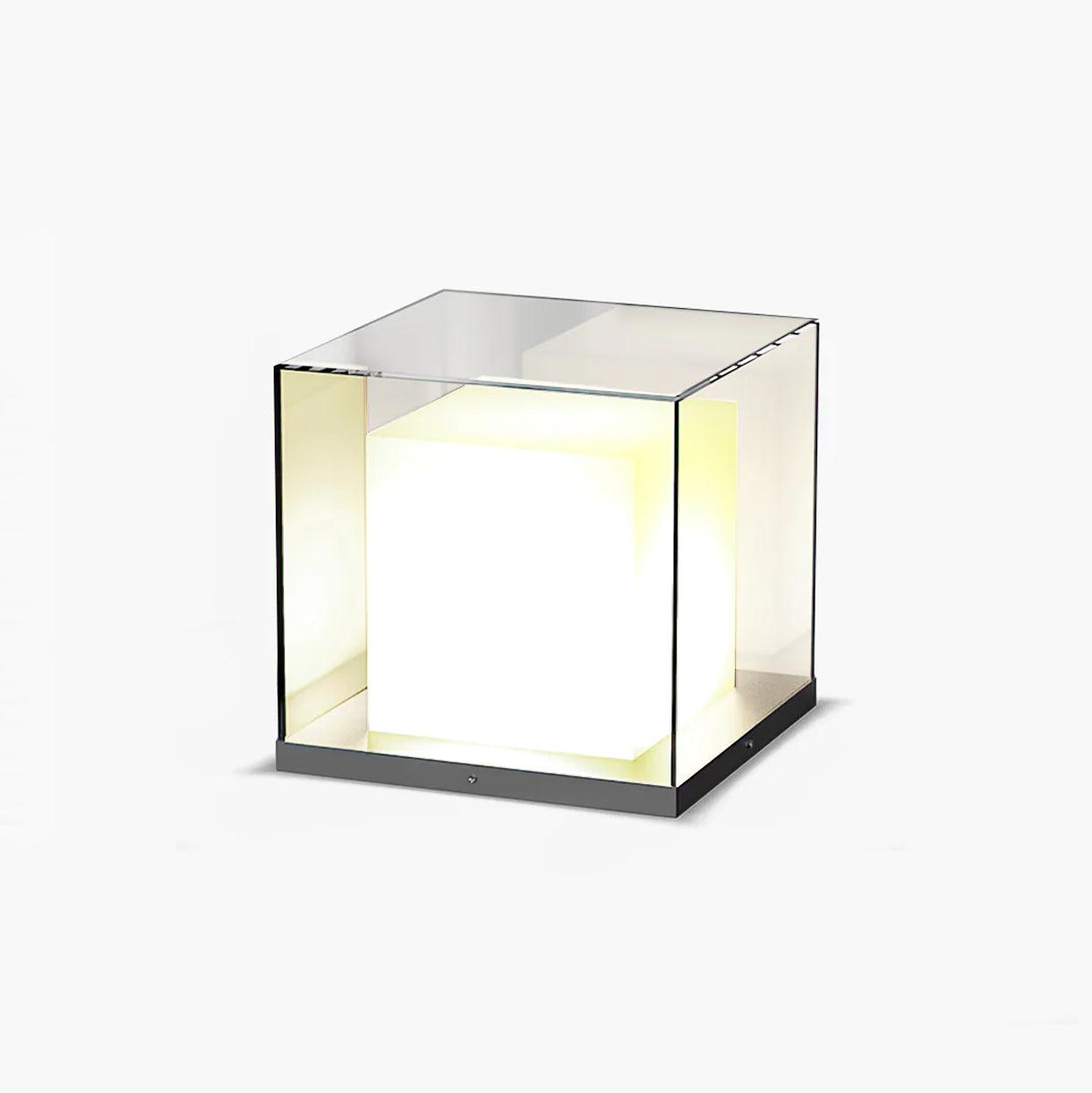 Square Box Outdoor Post Light Table lamp