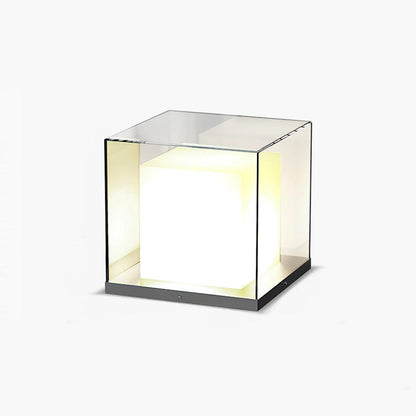 Square Box Outdoor Post Light Table lamp