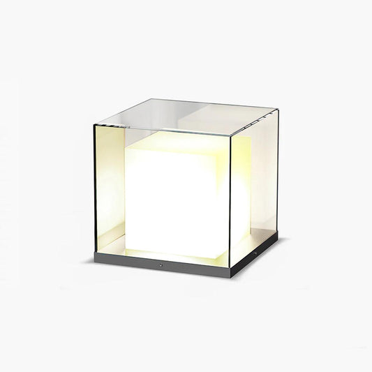 Square Box Outdoor Post Light Table lamp