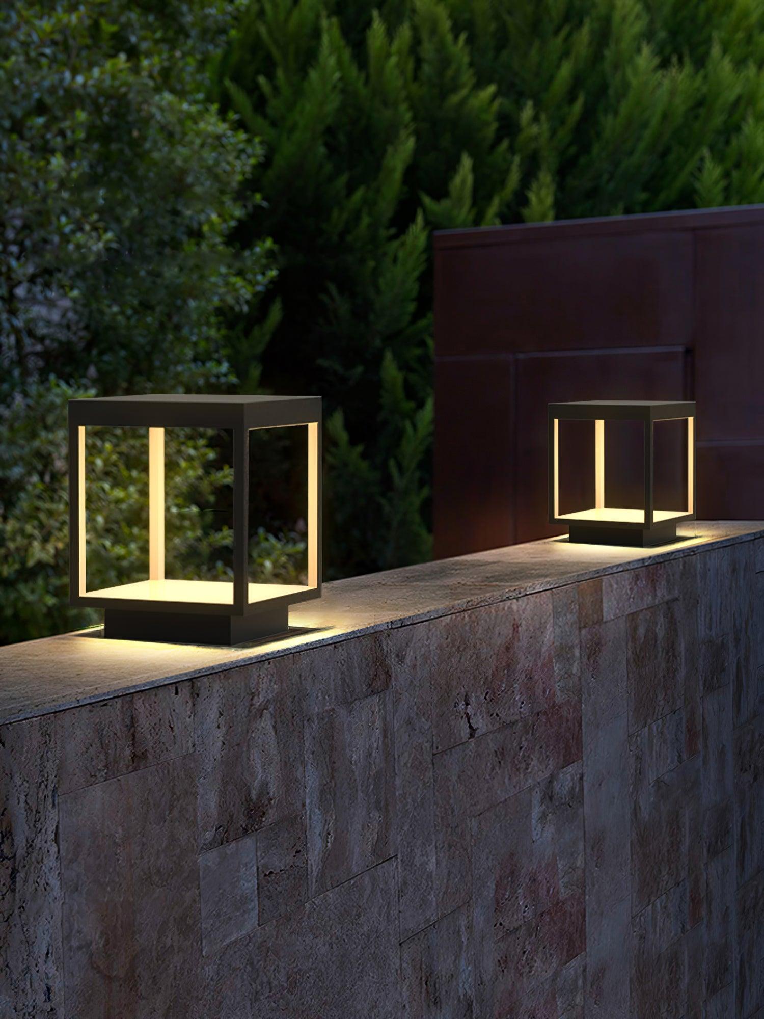 Square Frame Post Outdoor Light Table lamp
