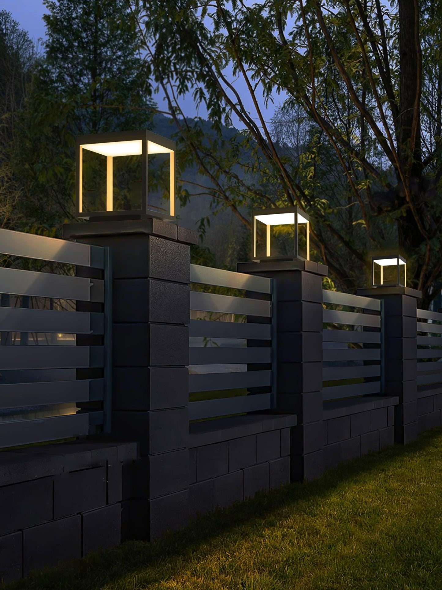 Square Frame Post Outdoor Light Table lamp