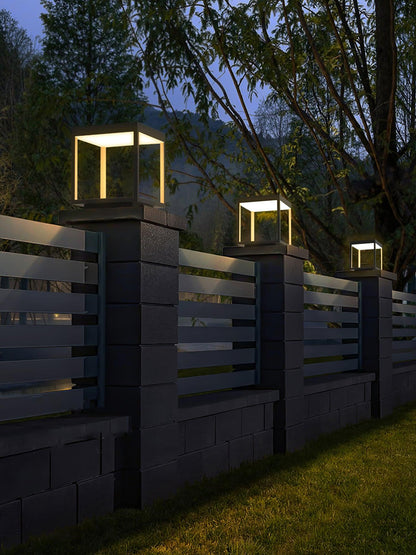 Square Frame Post Outdoor Light Table lamp