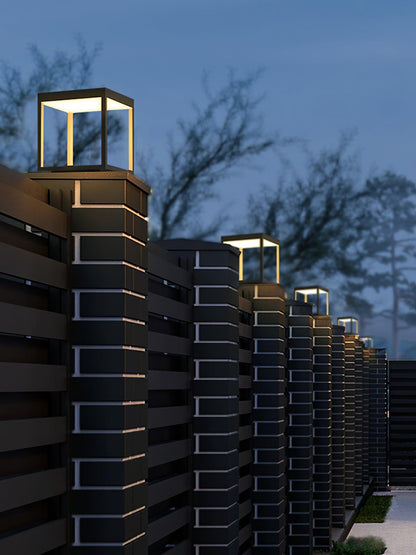Square Frame Post Outdoor Light Table lamp