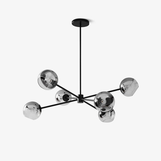 Staggered Glass 6 Light Chandelier Chandelier