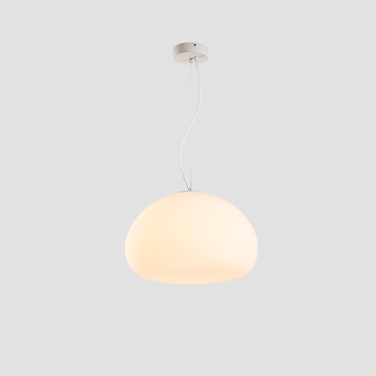 Steamed Bun Pendant Light Dia 9.1″ x H 59″ / Dia 23cm x H 150cm / White Pendant light
