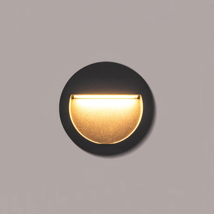 Step And Wall Light Set of 1 / Model A: ? 4.6″ x H 4.6″ / Dia 11.8cm x H 11.8cm / Warm Light Wall lamp
