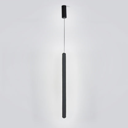 Stix Pendant Light Model A: ? 1.7″ x H 23.6″ / Dia 4.2cm x H 60cm / Black / Warm Light Pendant light