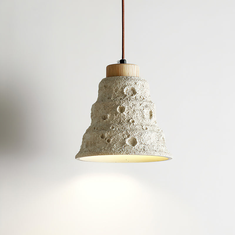 Stone Bell Pendant Light Dia 7.1″ x H 7.1″ / Cement Grey pendant Lamp