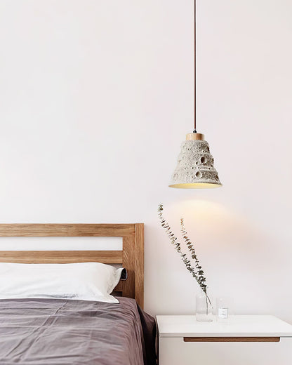 Stone Bell Pendant Light Dia 7.1″ x H 7.1″ / Cement Grey pendant Lamp